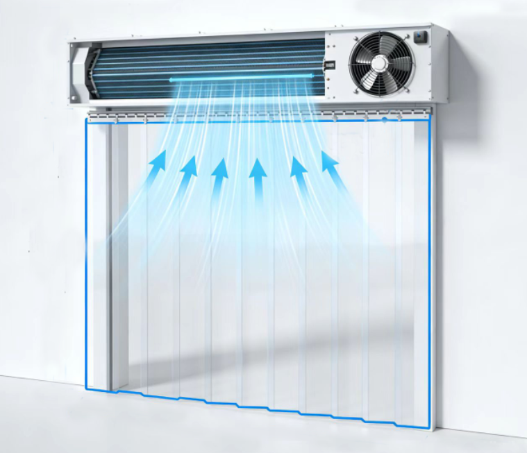 冷藏庫門簾風幕配置